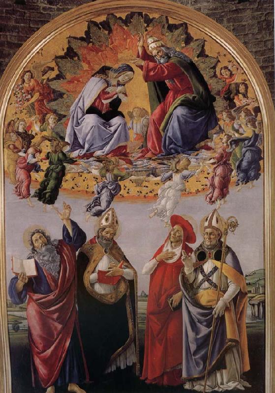 Sandro Botticelli Our Lady of Angels and the public Germany oil painting art